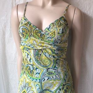 2/$22🔥Express D Studio 💯 Silk Paisley Cami